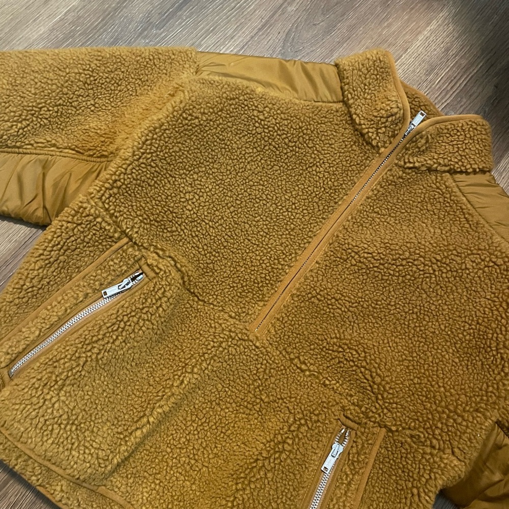 Faux Shearling Half-Zip Pullover - Picture 2 of 2